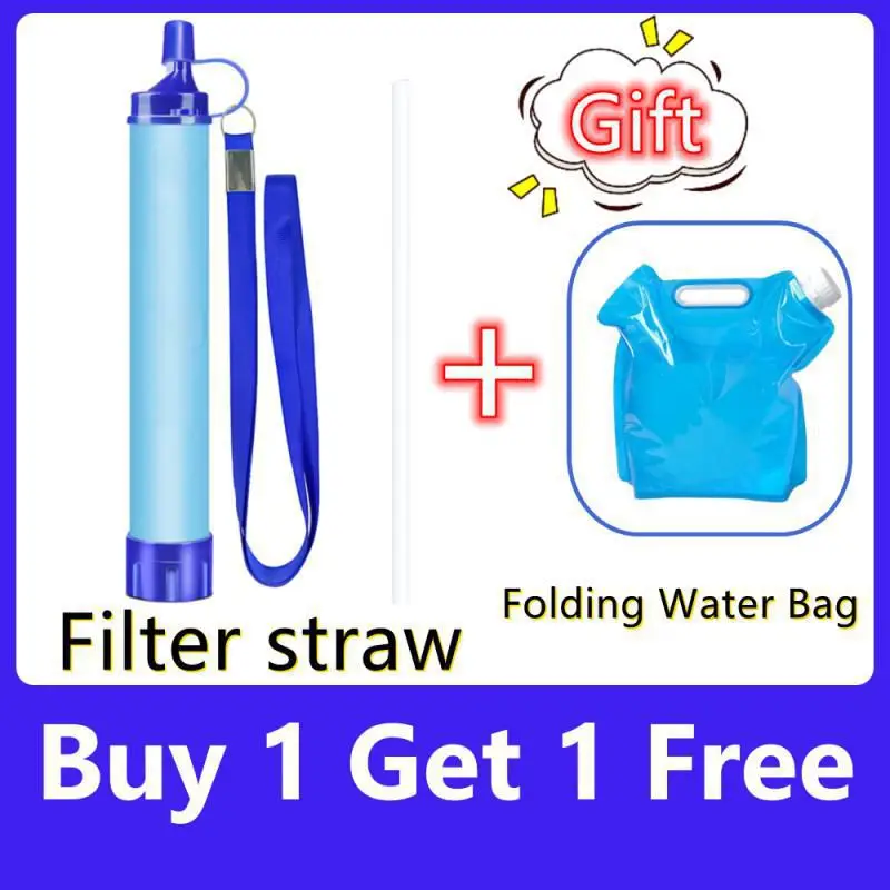 Portable Outdoor Water Purifier Camping Hiking Emergency Survival Water Filterwild survival ultrafiltration filtration Straws
Portable Outdoor Water Purifier Camping Hiking Emergency Survival Water Filterwild survival ultrafiltration filtration Straws