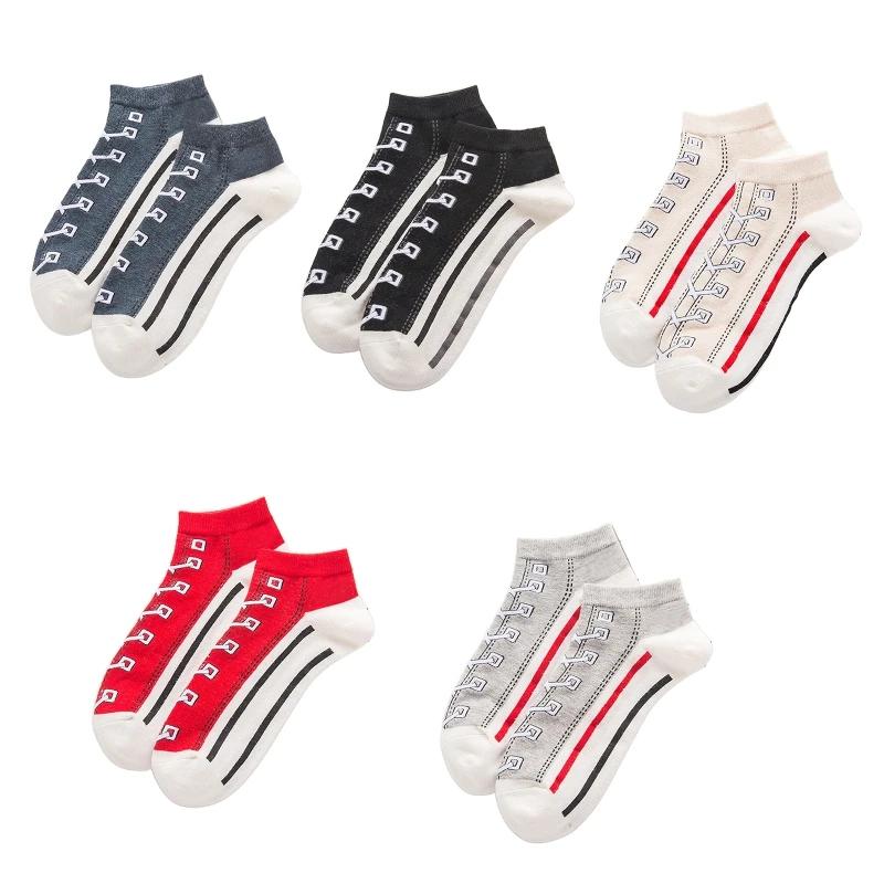 Men Women Summer Cotton Short Boat Socks Funny Faux Lace-Up Canvas Shoes 3D Print Contrast Color Striped Casual Hosiery
Men Women Summer Cotton Short Boat Socks Funny Faux Lace-Up Canvas Shoes 3D Print Contrast Color Striped Casual Hosiery