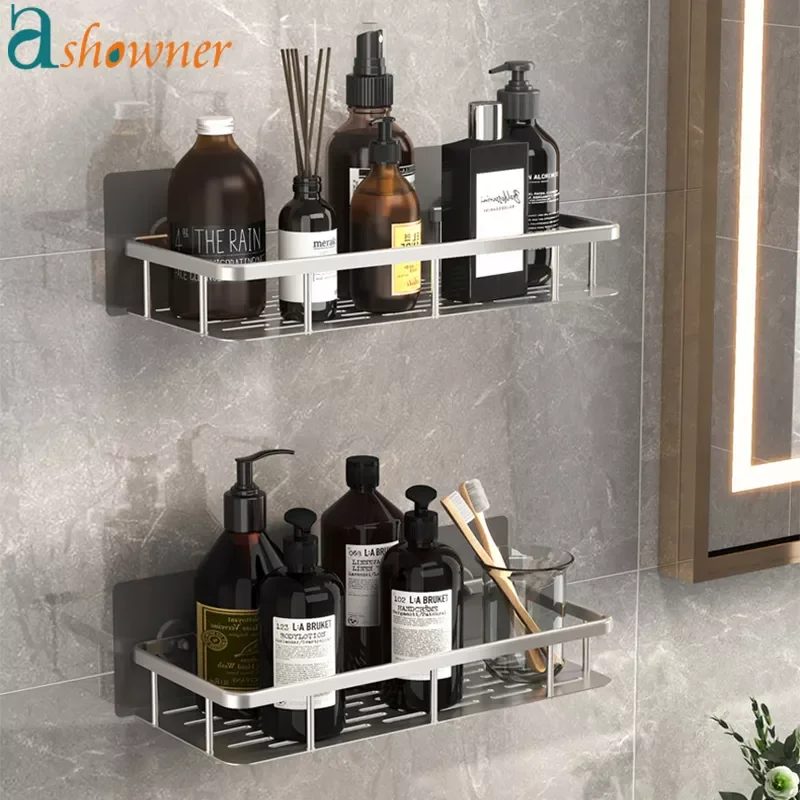1/2pcs Bathroom Shelves Shower Storage Rack Shampoo Holder No-drill Aluminum Toilet Organizer with Suction Cup Tool Accessories
1/2pcs Bathroom Shelves Shower Storage Rack Shampoo Holder No-drill Aluminum Toilet Organizer with Suction Cup Tool Accessories
