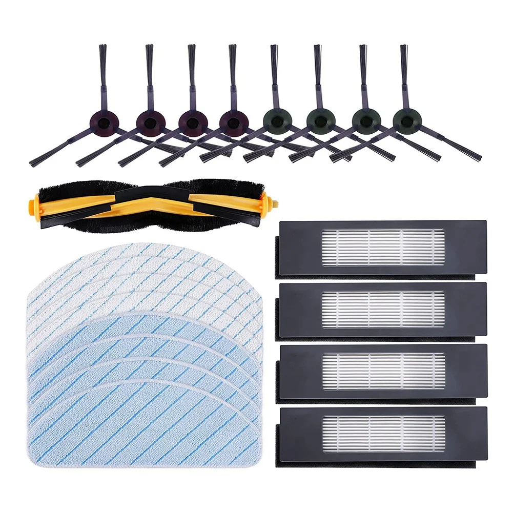 Replacement Parts Main Brush Side Brushes HEPA Filter Compatible for Ecovacs T9 T9Pro T9AIVI Vacuum Cleaner Accessories 
Replacement Parts Main Brush Side Brushes HEPA Filter Compatible for Ecovacs T9 T9Pro T9AIVI Vacuum Cleaner Accessories