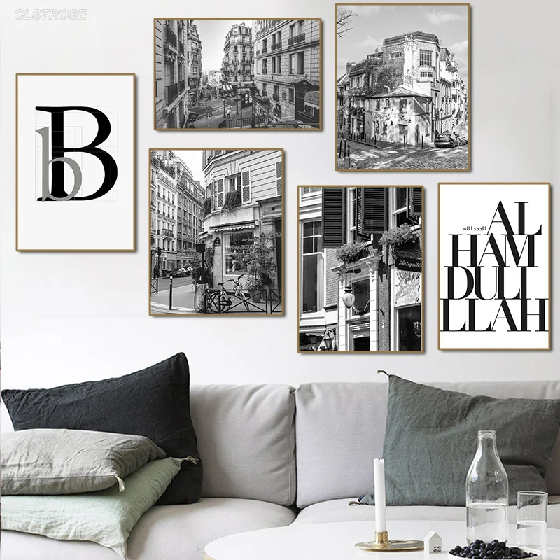 Black and White Wall Art Poster Letter Building Print Home Wall Art Decoration Canvas Painting for Living Room Bedroom Entrance
Black and White Wall Art Poster Letter Building Print Home Wall Art Decoration Canvas Painting for Living Room Bedroom Entrance