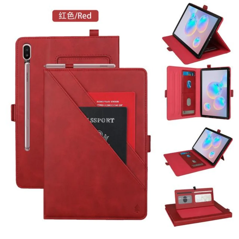 Multi-function Wallet Protect Tablet Case For Samsung Galaxy Tab S6 T860 T865 10.5'' PU Leather Flip Stand Cover With Pen Slot
Multi-function Wallet Protect Tablet Case For Samsung Galaxy Tab S6 T860 T865 10.5'' PU Leather Flip Stand Cover With Pen Slot