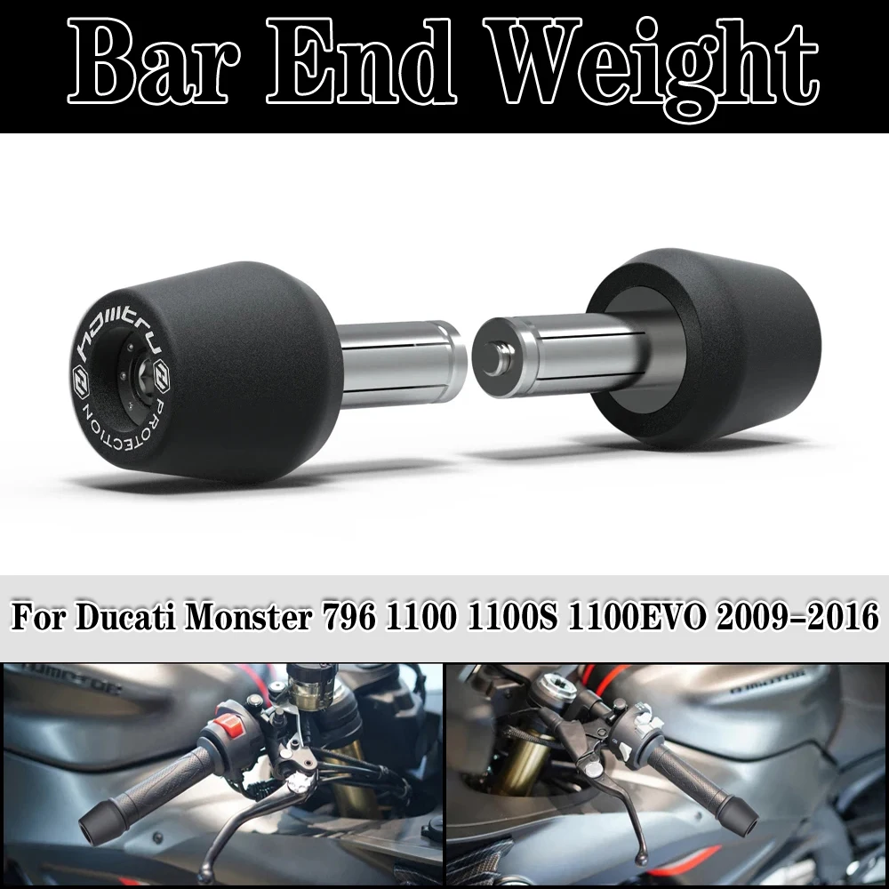 Motorcycle Handle Bar End Weight Grips Cap For Ducati Monster 796 1100 1100S 1100EVO 2009-2016
Motorcycle Handle Bar End Weight Grips Cap For Ducati Monster 796 1100 1100S 1100EVO 2009-2016