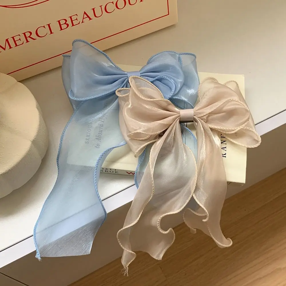New Blue Bow Floating Ribbon Hair Clip Girl Temperament Mesh Spring Clip Princess Hair Jewelry Sweet Hair Clip Gift Headdress
New Blue Bow Floating Ribbon Hair Clip Girl Temperament Mesh Spring Clip Princess Hair Jewelry Sweet Hair Clip Gift Headdress