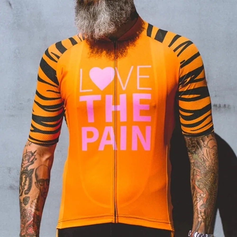 Love The Pain Men Short Sleeve Cycling Jersey Shirt MTB Quick Dry Jersey Breathable Summer Triathlon top Maillot Ciclismo Hombre 
Love The Pain Men Short Sleeve Cycling Jersey Shirt MTB Quick Dry Jersey Breathable Summer Triathlon top Maillot Ciclismo Hombre