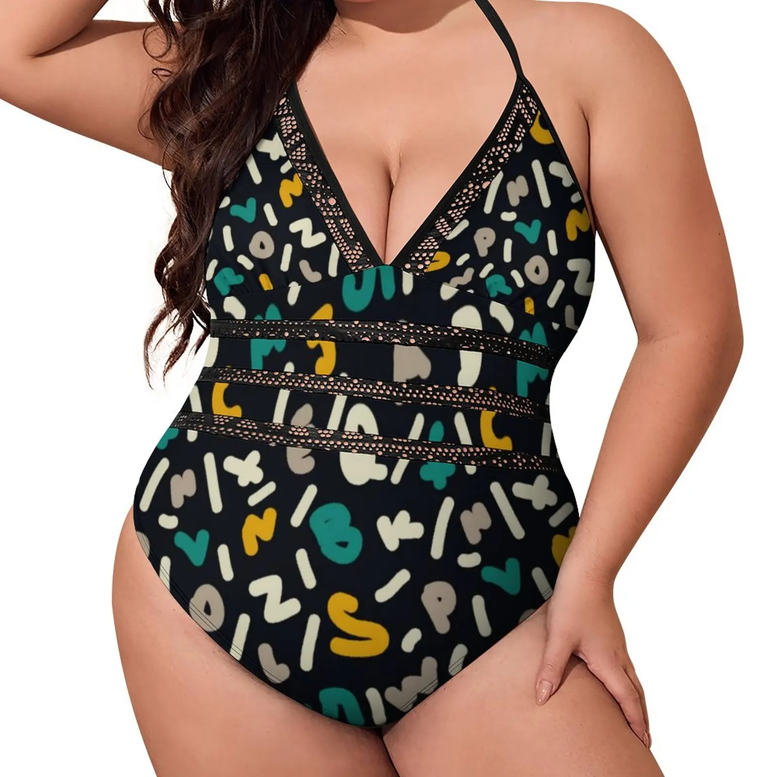 Abstract Letters Swimsuit Random Word Print Stylish Swimwear One-Piece Graphic Bodysuit Push Up Sexy Hollow Out Beach Wear Gift
Abstract Letters Swimsuit Random Word Print Stylish Swimwear One-Piece Graphic Bodysuit Push Up Sexy Hollow Out Beach Wear Gift