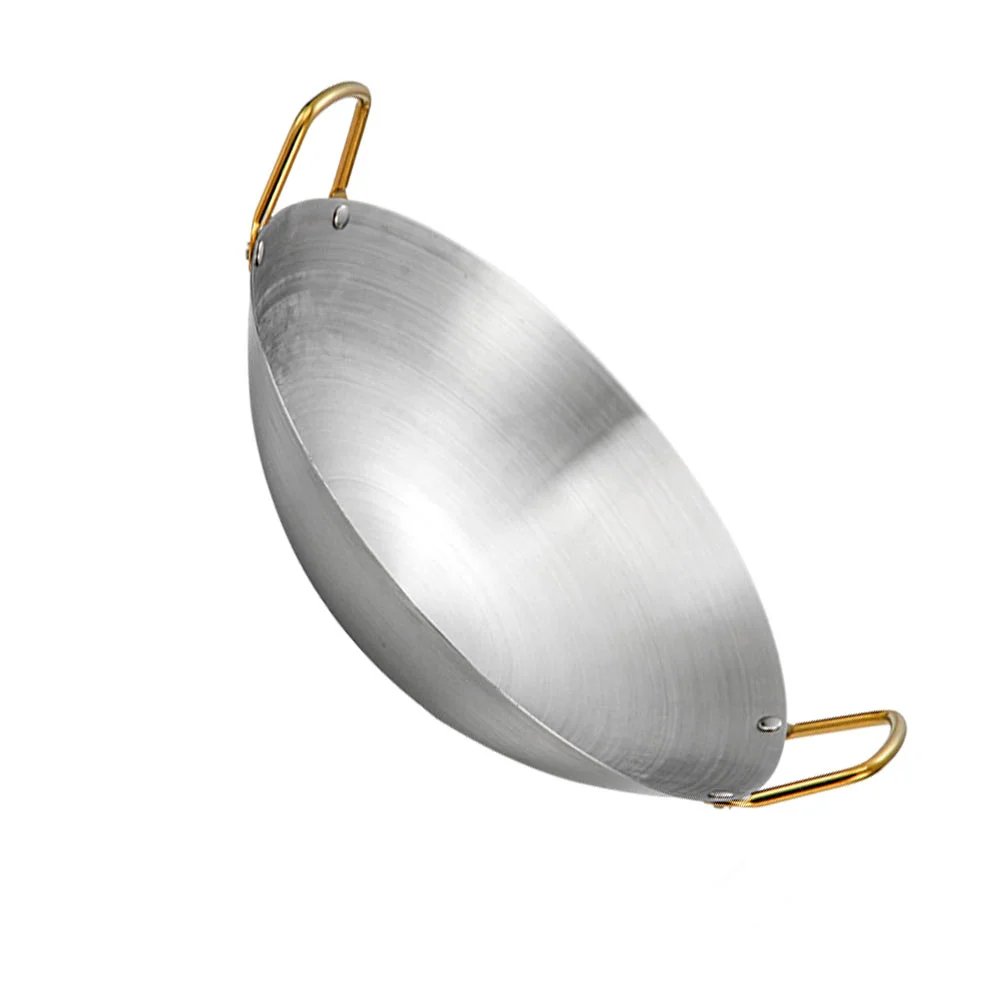 Pot Wok Pan Steel Frying Stainless Deep Round Fry Cookware Bottom Iron Chinese Stovetop Reheating Large Pans Stir Kitchen Cast
Pot Wok Pan Steel Frying Stainless Deep Round Fry Cookware Bottom Iron Chinese Stovetop Reheating Large Pans Stir Kitchen Cast