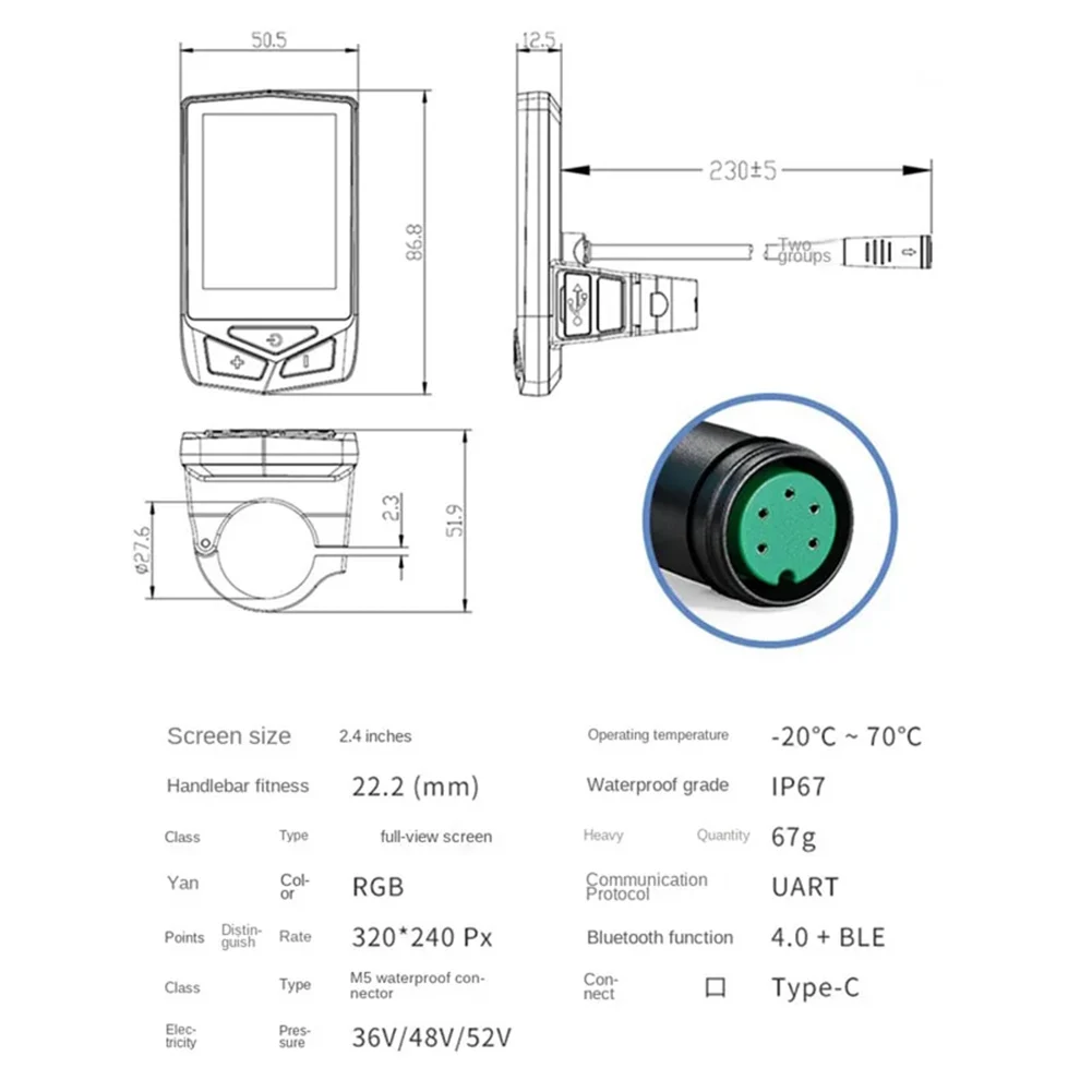 Дисплей B02N Спидометр Водонепроницаемый цветной дисплей для BAFANG BBS01 02 для BBSHD 2023 Новый высокое качество горячая распродажа
Дисплей B02N Спидометр Водонепроницаемый цветной дисплей для BAFANG BBS01 02 для BBSHD 2023 Новый высокое качество горячая распродажа