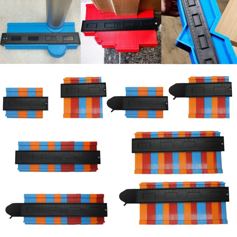 Contour Gauge with Lock Widen Shape Duplicator Profile Tool 5" /10" Master Outline Measuring Plastic Ruler Corners M4YD
Contour Gauge with Lock Widen Shape Duplicator Profile Tool 5" /10" Master Outline Measuring Plastic Ruler Corners M4YD