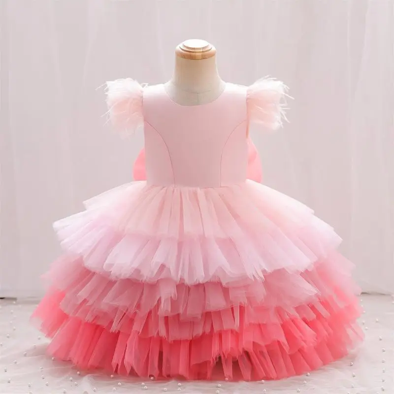 Newborn Baby Girl Princess Dress Colorful Mesh Tiered Skirt Infant Toddle Child Birthday Puffy Performance Dress Kids Clothes
Newborn Baby Girl Princess Dress Colorful Mesh Tiered Skirt Infant Toddle Child Birthday Puffy Performance Dress Kids Clothes