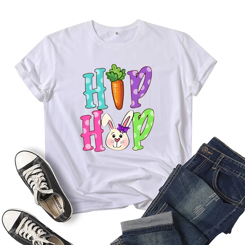 Summer Women Cotton T-shirt Round Neck Short Sleeve Loose T-shirt Large Size Trendy Casual Ladiess Tops Hip Hop Radish Rabbitt
Summer Women Cotton T-shirt Round Neck Short Sleeve Loose T-shirt Large Size Trendy Casual Ladiess Tops Hip Hop Radish Rabbitt