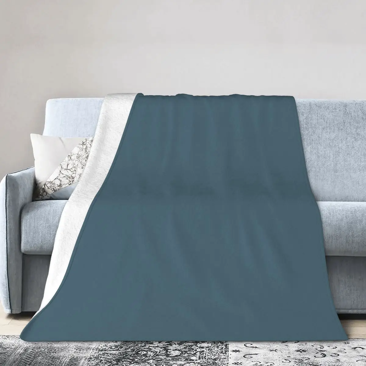 

Bedspread Bed Cover Soft Bed Blanket Kids Decor Sofa Blanket solid color minimalist Morandi shades Travel Portable Wind Blanket