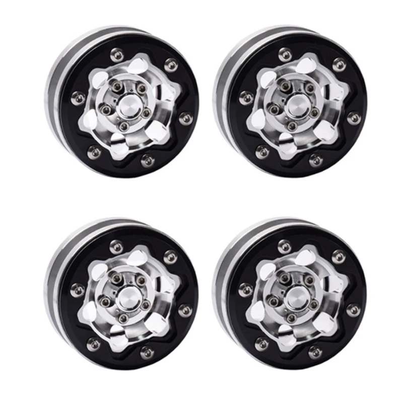4Pcs 1.9 Inch Metal Beadlock Wheel Rims For 1/10 RC Rock Crawler Axial SCX10 RR10 Ll D90 CC01 F350 TF2 Wheel Hub
4Pcs 1.9 Inch Metal Beadlock Wheel Rims For 1/10 RC Rock Crawler Axial SCX10 RR10 Ll D90 CC01 F350 TF2 Wheel Hub