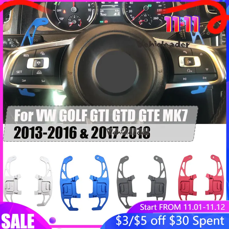 2x Car Steering Wheel Shift Paddles Direct Shifter Gear Extended For VW GOLF GTI R GTD GTE MK7 7 2013-2019 POLO Scirocco
2x Car Steering Wheel Shift Paddles Direct Shifter Gear Extended For VW GOLF GTI R GTD GTE MK7 7 2013-2019 POLO Scirocco