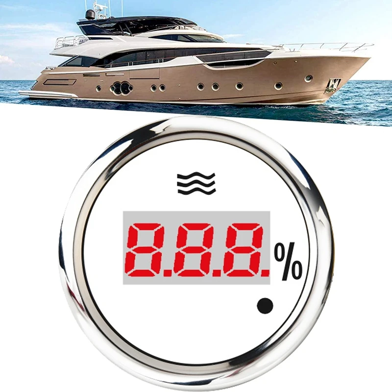 52Mm Digital Water Level Gauge 0-190 Ohm 240-33 Ohm Universal Water Tank Level Meter Red Backlight With Alarm
52Mm Digital Water Level Gauge 0-190 Ohm 240-33 Ohm Universal Water Tank Level Meter Red Backlight With Alarm