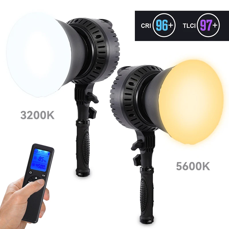 60W LED COB Photography Lights 5600K Dimmable Video Light Photo Studio Live Fill Lamp Professional Photographic Bowens Mount
60W LED COB Photography Lights 5600K Dimmable Video Light Photo Studio Live Fill Lamp Professional Photographic Bowens Mount