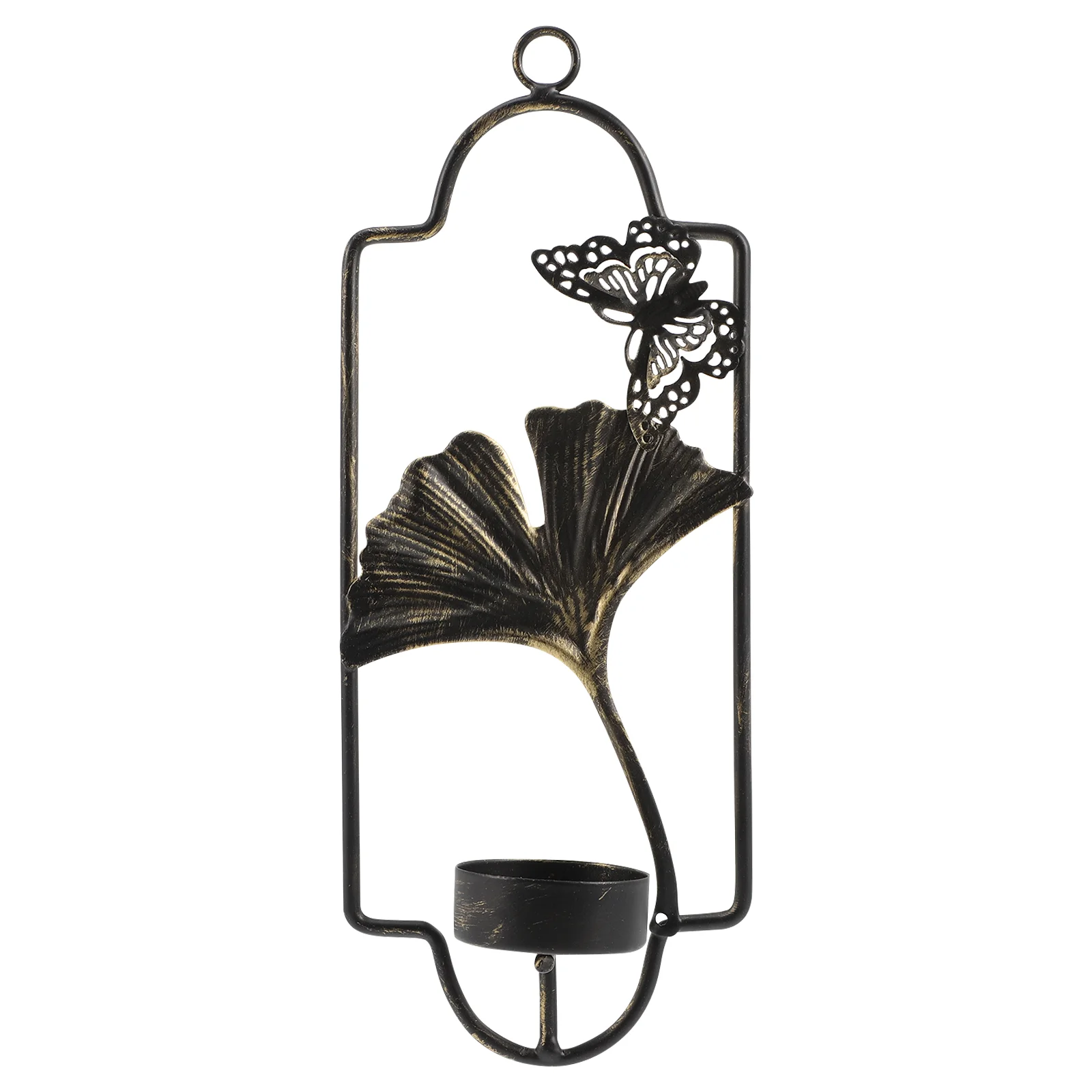 Metal Holder Wall Hanging Stand Candleholder Mounted Household 23x9cm Black Sconce
Metal Holder Wall Hanging Stand Candleholder Mounted Household 23x9cm Black Sconce
