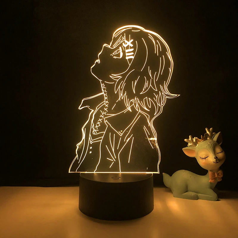 Tokyo Ghoul Night Light 3D Lamp Ken Kaneki Juuzou Suzuya Visual Night Lamp Collective Novelty Cute Lampara Illuminator Kids Gift
Tokyo Ghoul Night Light 3D Lamp Ken Kaneki Juuzou Suzuya Visual Night Lamp Collective Novelty Cute Lampara Illuminator Kids Gift