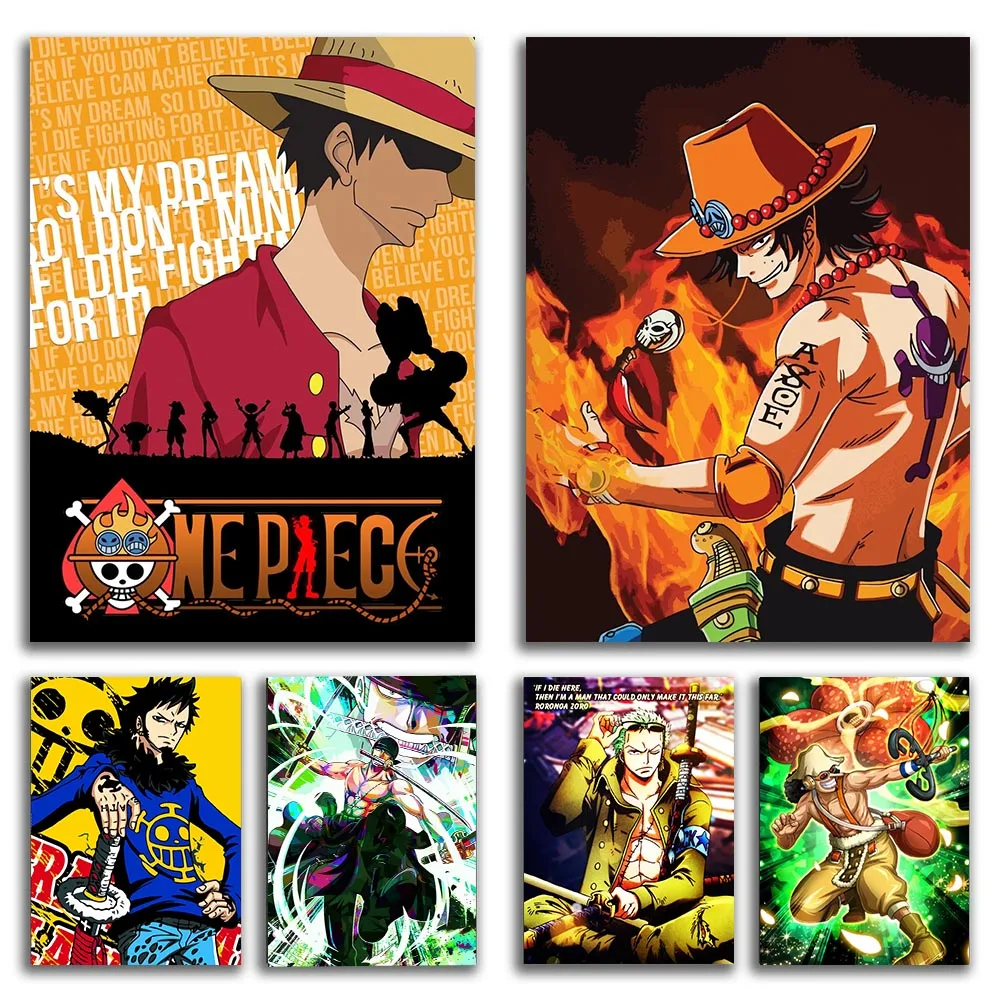 Anime One Piece Poster Colorful Character Luffy Zoro Wall Art Modern Mural Canvas Painting Decoration Print For Home Living Room
Anime One Piece Poster Colorful Character Luffy Zoro Wall Art Modern Mural Canvas Painting Decoration Print For Home Living Room
