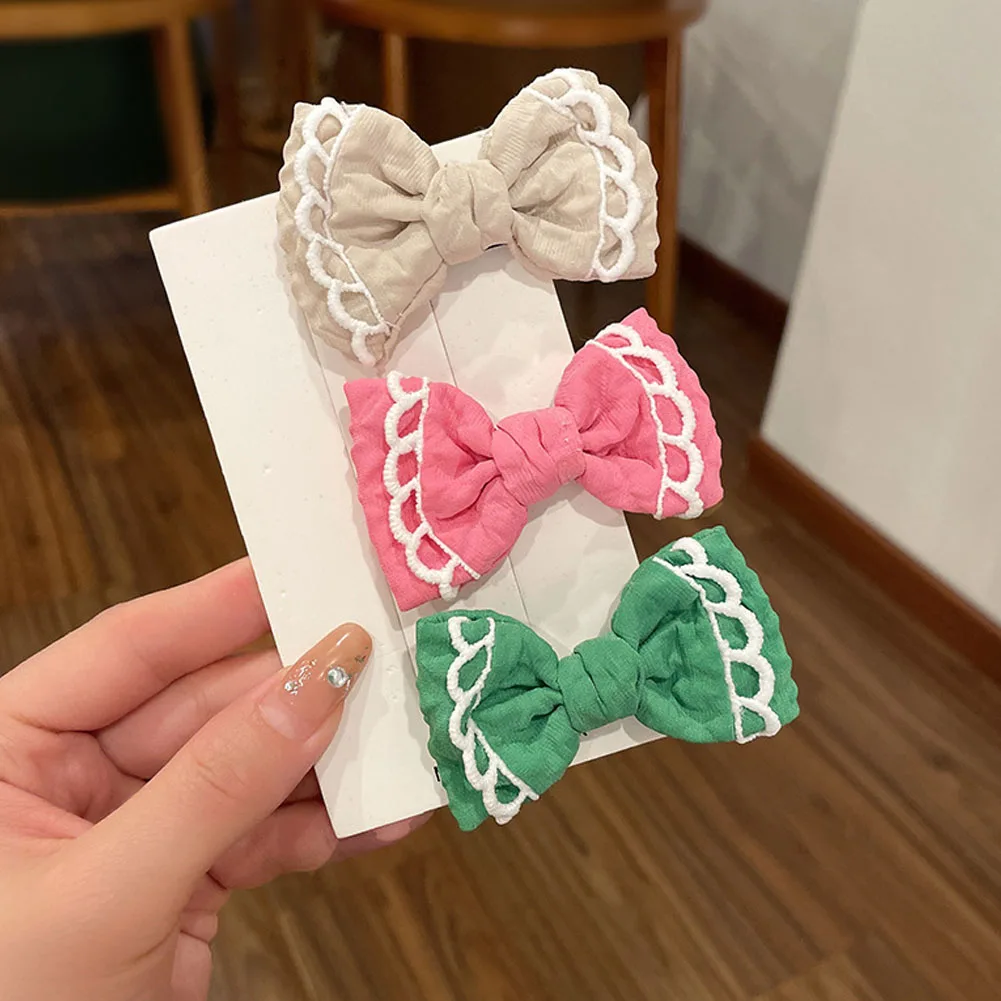 Bow Hairpins Child Barrettes Girls Solid Color Hair Accessories Ornaments Vintage Lace Headwear Fashion Headband Hairpin
Bow Hairpins Child Barrettes Girls Solid Color Hair Accessories Ornaments Vintage Lace Headwear Fashion Headband Hairpin