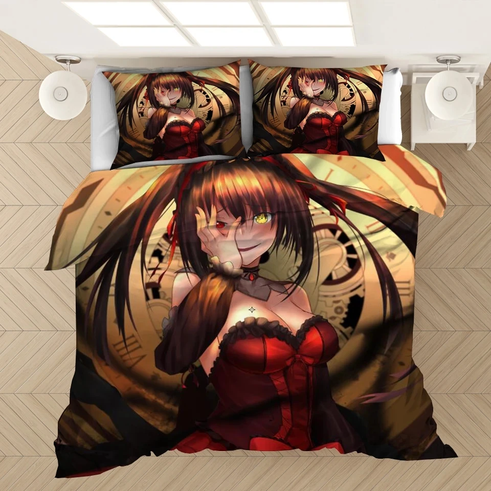 Anime DATE A LIVE Cover Cartoon Bedding Sets Gilrs Boys Adult Gifts Bed Set 2/3 Pcs Pillowcases Quilt Comforter Covers
Anime DATE A LIVE Cover Cartoon Bedding Sets Gilrs Boys Adult Gifts Bed Set 2/3 Pcs Pillowcases Quilt Comforter Covers