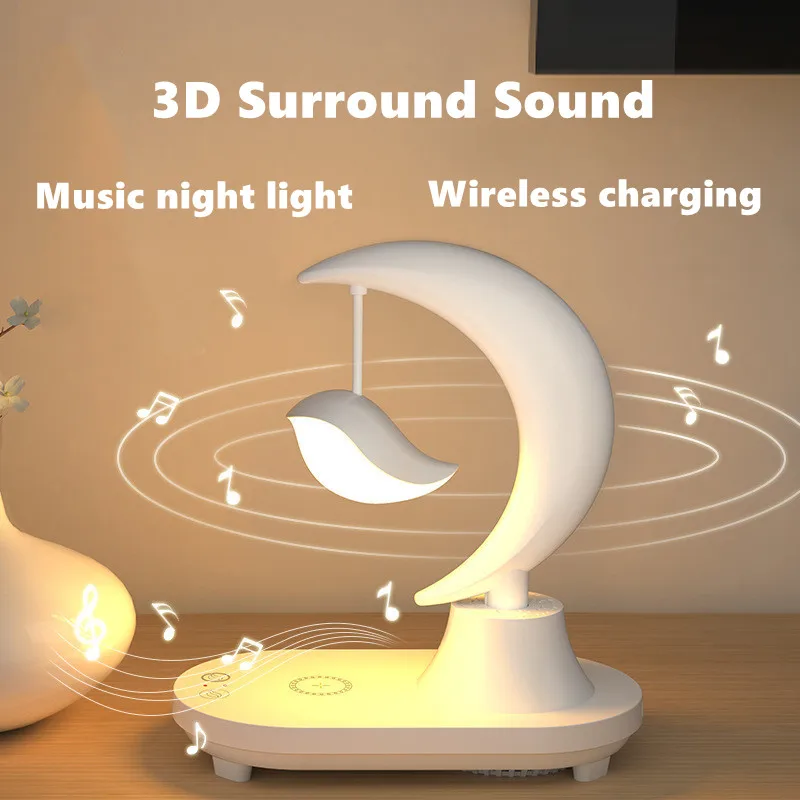Wireless Bluetooth Speaker LED Night Light Mobile Phone Wireless Charging Bedside Table Lamp Kids Cute Bedroom Decor Desk Lamp
Wireless Bluetooth Speaker LED Night Light Mobile Phone Wireless Charging Bedside Table Lamp Kids Cute Bedroom Decor Desk Lamp