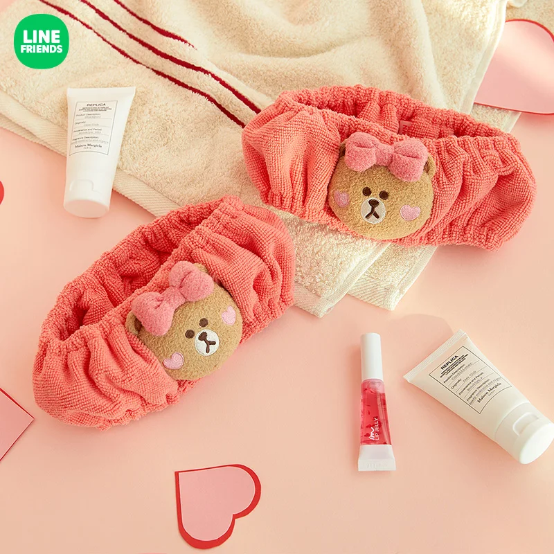 Line Friends Brown Choco Cartoon Kawaii Creative Face Wash Hair Band Super Cute Anime Peripherals Hair Band Headband Girl Gift 
Line Friends Brown Choco Cartoon Kawaii Creative Face Wash Hair Band Super Cute Anime Peripherals Hair Band Headband Girl Gift