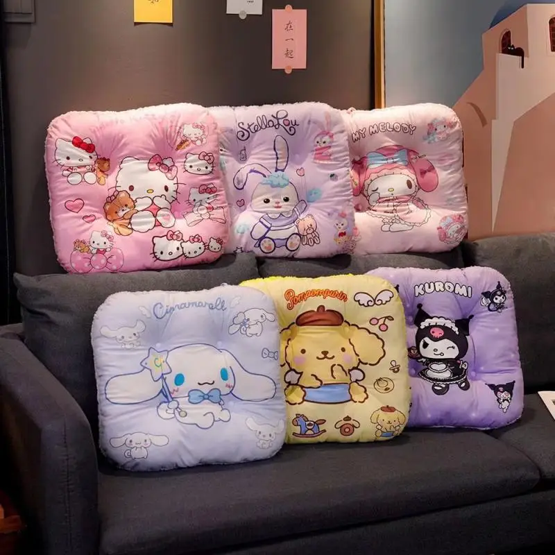 Hello Kittys Cushion Sanrios Kuromi Plush Thicken Anime Tatami Japanese-Style Office Kawaii Cartoon Student Non-Slip Butt Pad
Hello Kittys Cushion Sanrios Kuromi Plush Thicken Anime Tatami Japanese-Style Office Kawaii Cartoon Student Non-Slip Butt Pad