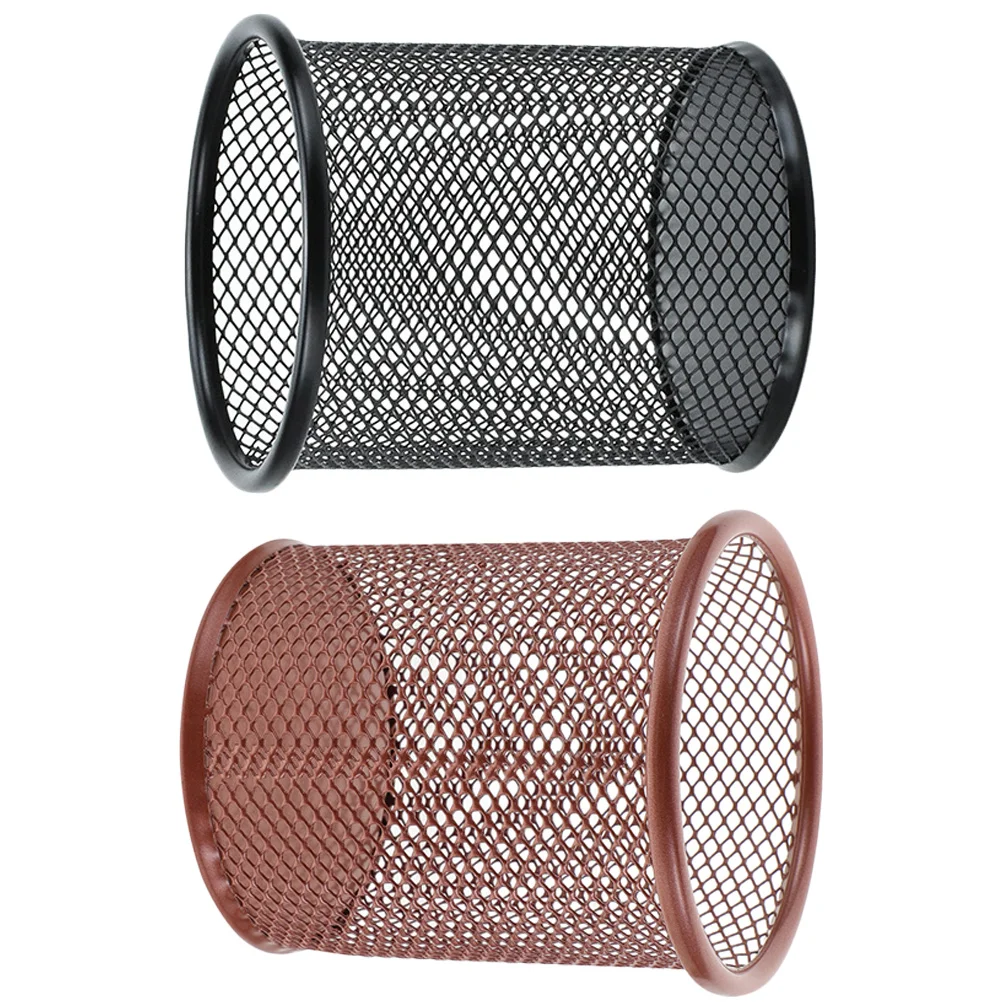 2 Pcs Metal Paper Clip Storage Bucket Holders Desk Mesh Organizer Stainless Steel Large Makeup Brush Cup Office
2 Pcs Metal Paper Clip Storage Bucket Holders Desk Mesh Organizer Stainless Steel Large Makeup Brush Cup Office