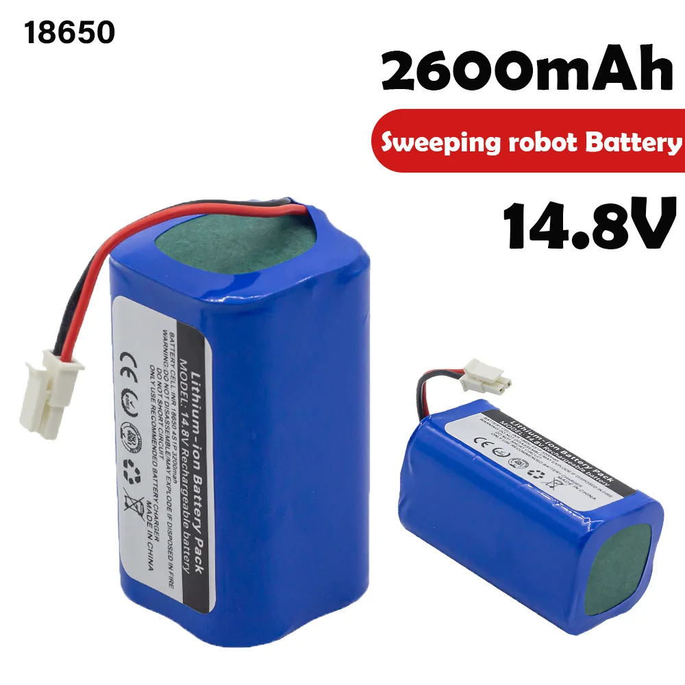 Replace Sweeping Robot Battery 14.8V 2600mAh for Polaris Imbegat BG800 Sweeper 14.4v 2.6Ah Rechargeable Battery Li Lon Battery
Replace Sweeping Robot Battery 14.8V 2600mAh for Polaris Imbegat BG800 Sweeper 14.4v 2.6Ah Rechargeable Battery Li Lon Battery
