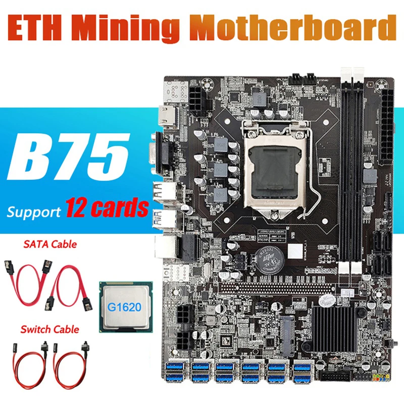 B75 BTC Майнер материнская плата + G1620 ЦП + SATA кабель + переключатель LGA1155 8xpcie USB адаптер DDR3 MSATA B75 USB BTC материнская плата
B75 BTC Майнер материнская плата + G1620 ЦП + SATA кабель + переключатель LGA1155 8xpcie USB адаптер DDR3 MSATA B75 USB BTC материнская плата