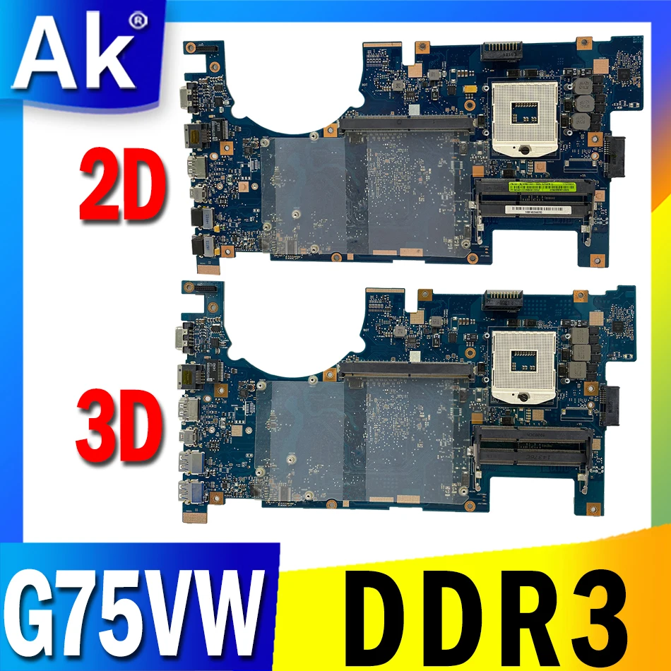 G75VW Motherboard 2D or 3D for ASUS G75V G75VX G75VW Mainboard Laptop Motherboard DDR3
G75VW Motherboard 2D or 3D for ASUS G75V G75VX G75VW Mainboard Laptop Motherboard DDR3