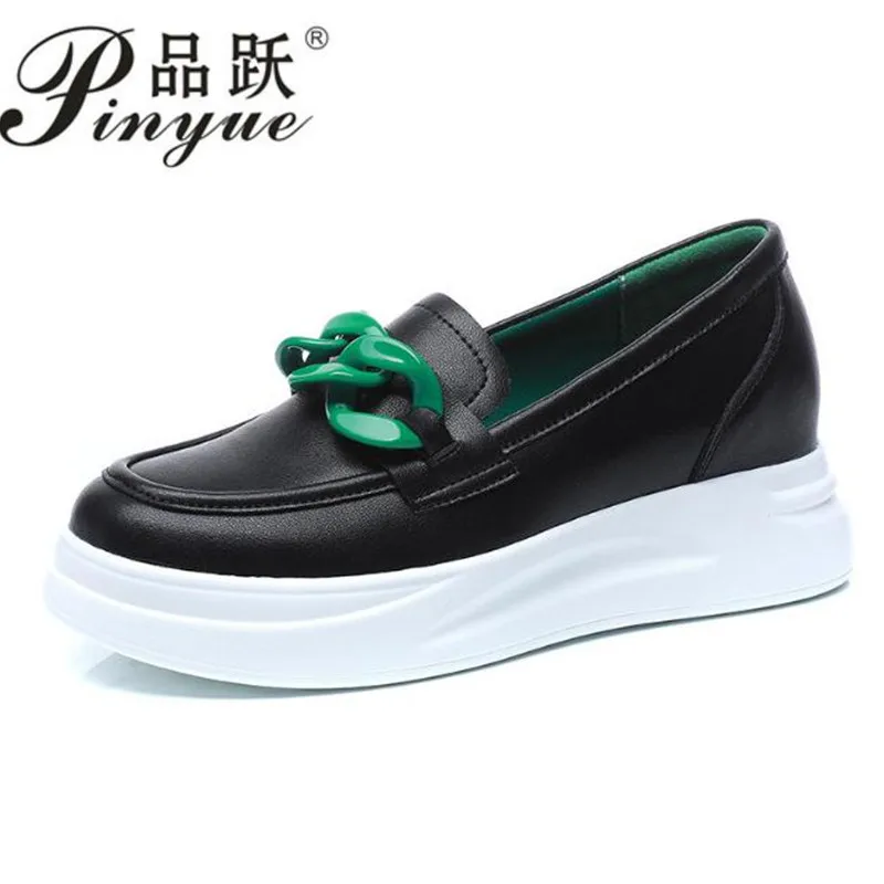 6cm hunky Loafers Women Leather Platform Shoes Round Toe Casual Shoes Ladies British Style Slip On White leather student shoes
6cm hunky Loafers Women Leather Platform Shoes Round Toe Casual Shoes Ladies British Style Slip On White leather student shoes
