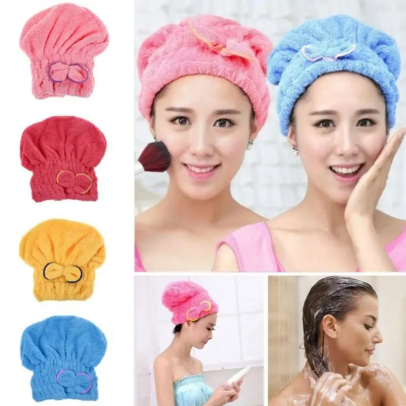 Ladies Shower Cap Magic Soft Bow Microfiber Bath Towel Dry Hair Cap Absorbent Quick-drying Cap Four Seasons General
Ladies Shower Cap Magic Soft Bow Microfiber Bath Towel Dry Hair Cap Absorbent Quick-drying Cap Four Seasons General