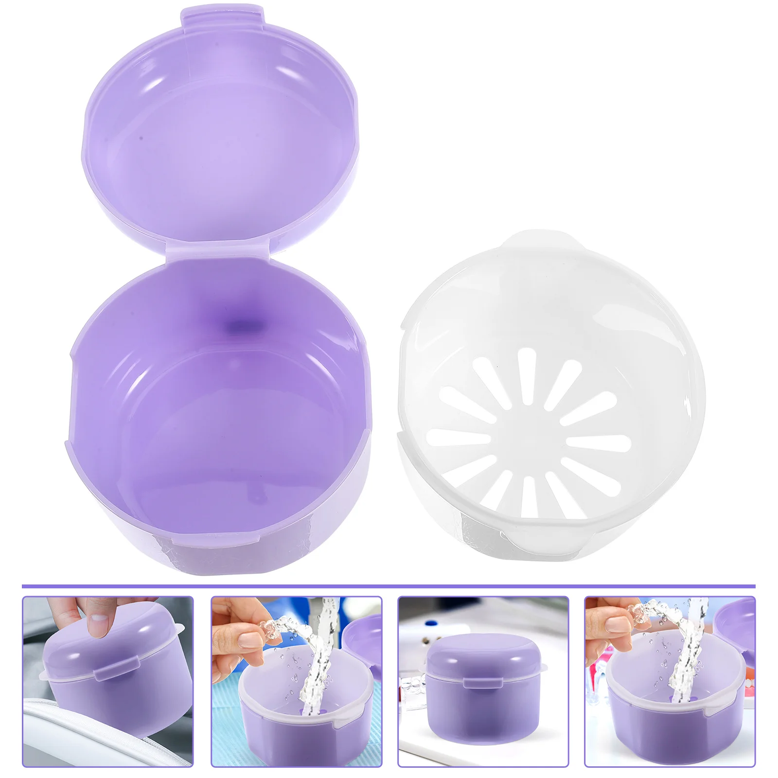 Travel Accessories Retainers Teeth Denture Box Professional Container Case Daily Purple Mouthguard Convenient
Travel Accessories Retainers Teeth Denture Box Professional Container Case Daily Purple Mouthguard Convenient