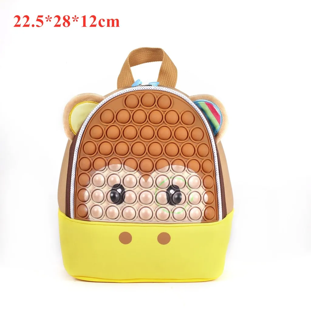 giraffe monkey Backpack Silicone Fidget Toys Student Backpack for Children Girls Boys Bags Antistress Sensory Toy Birthday gift
giraffe monkey Backpack Silicone Fidget Toys Student Backpack for Children Girls Boys Bags Antistress Sensory Toy Birthday gift