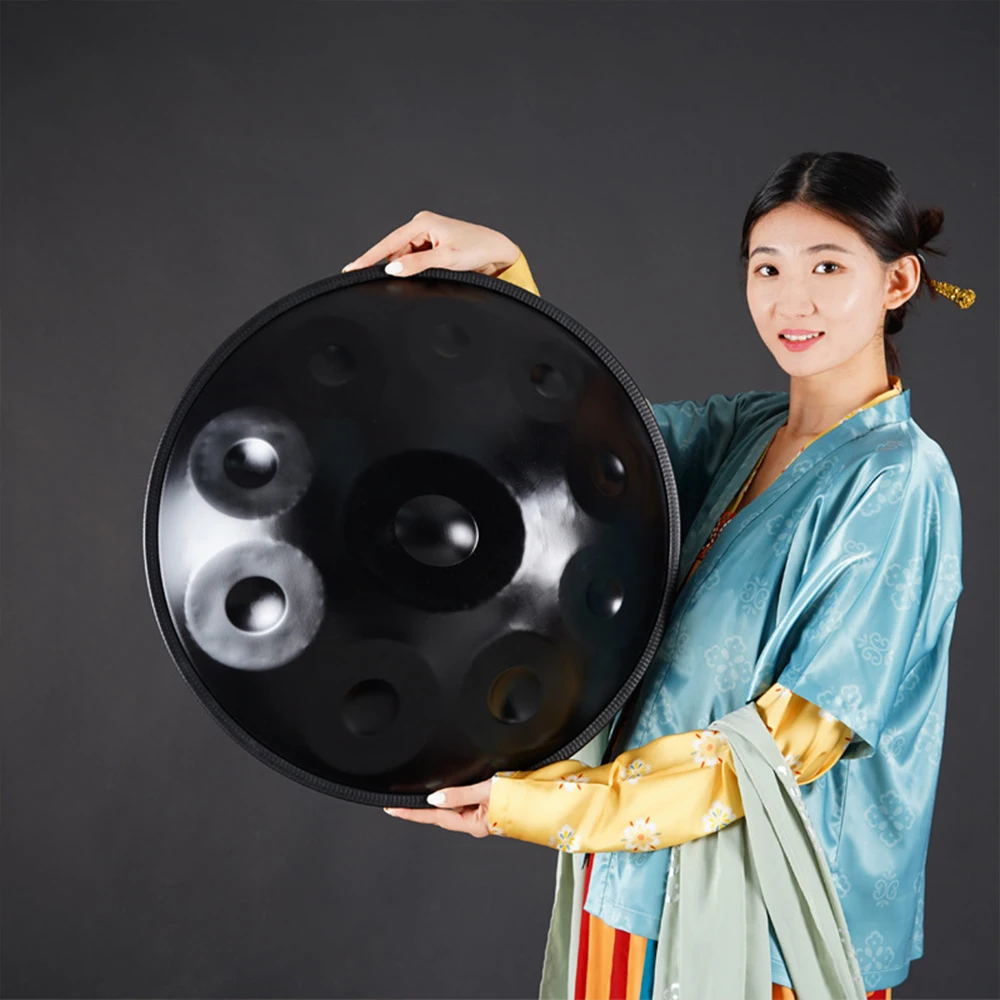 440HZ Handpan 9 notes Drum 22 Inches D Minor Steel Tongue Drum Yoga Meditation Hand Pan Music Drums Percussion Instruments Gift
440HZ Handpan 9 notes Drum 22 Inches D Minor Steel Tongue Drum Yoga Meditation Hand Pan Music Drums Percussion Instruments Gift