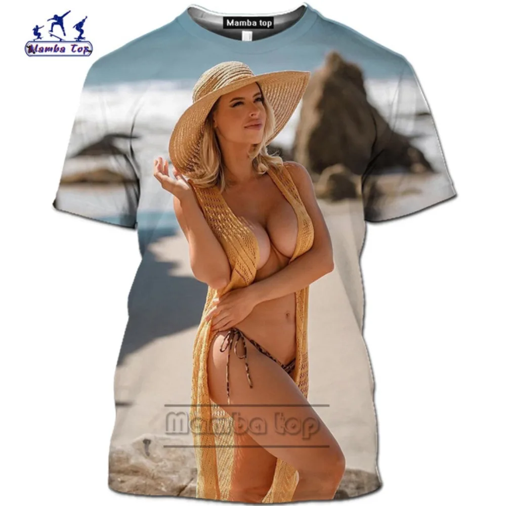 HOXIXIB 3D Printing Sexy Girl Swimwear Beauty Model Unisex T-shirt Beach Resort Bikini Hentai Women's Street Clothing
HOXIXIB 3D Printing Sexy Girl Swimwear Beauty Model Unisex T-shirt Beach Resort Bikini Hentai Women's Street Clothing