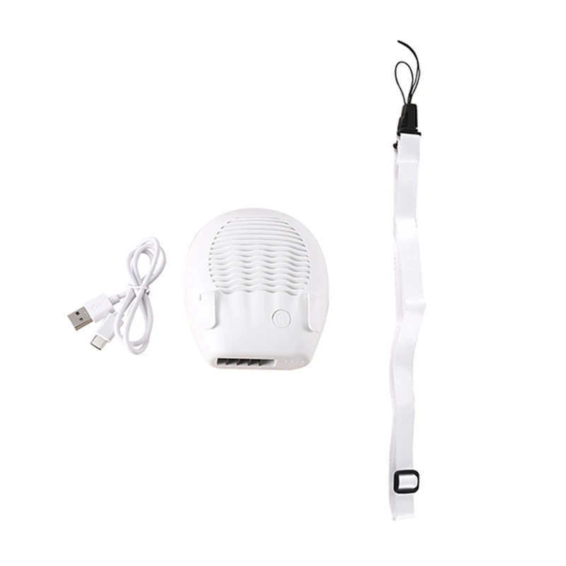 Power Bank Personal Handheld Air Conditioner Electric Fan Mobile Power Fan 6500Mah Rechargeable Hanging Waist Fan Wearable White
Power Bank Personal Handheld Air Conditioner Electric Fan Mobile Power Fan 6500Mah Rechargeable Hanging Waist Fan Wearable White