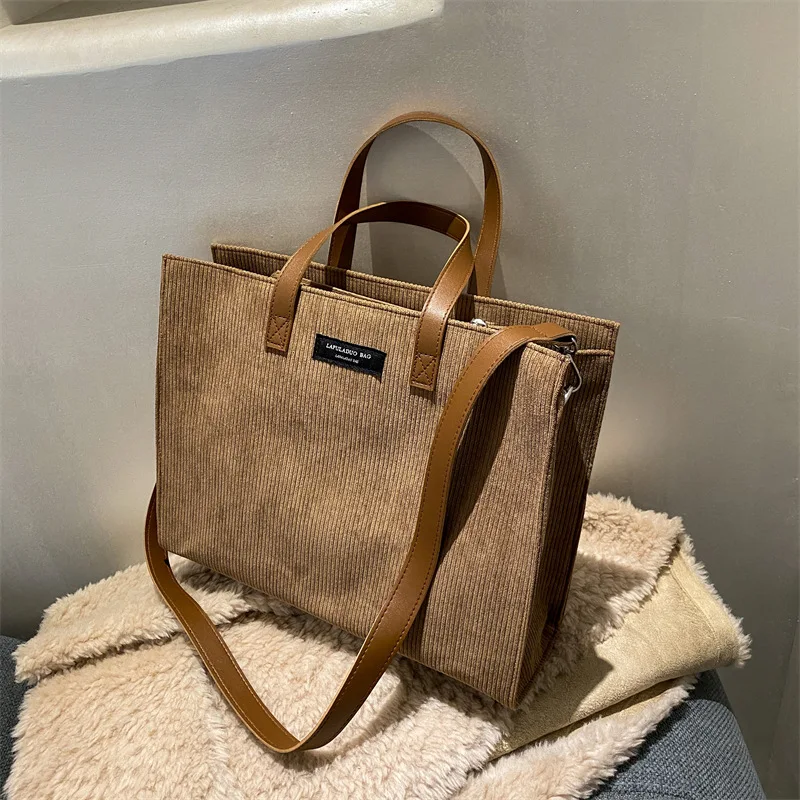 Vintage Handbags For Women 2022 Trend Luxury Brown Crossbody Messenger Bag Ladies Corduroy Shoulder Totes Leatherstrap Shopper 
Vintage Handbags For Women 2022 Trend Luxury Brown Crossbody Messenger Bag Ladies Corduroy Shoulder Totes Leatherstrap Shopper
