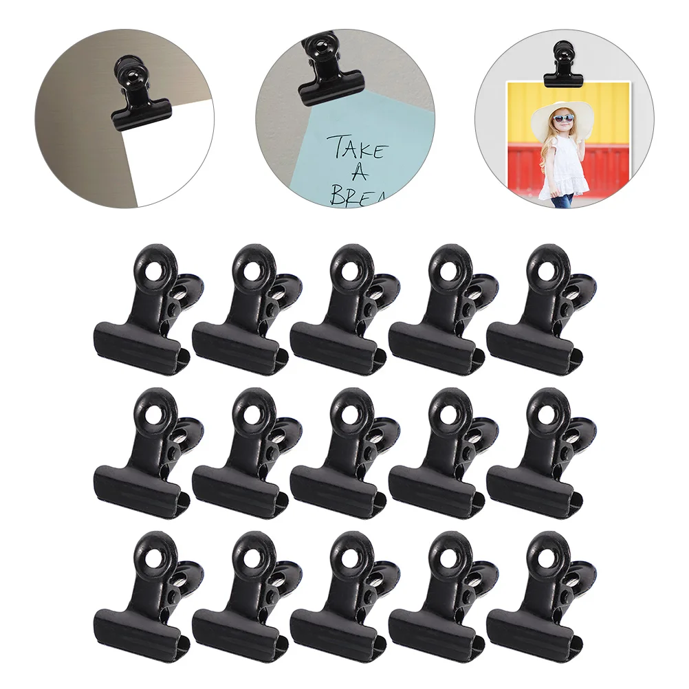 

15Pcs Magnetic Clips Fridge Magnets Refrigerator Magnets Strong Whiteboard Clip Magnets Photo
