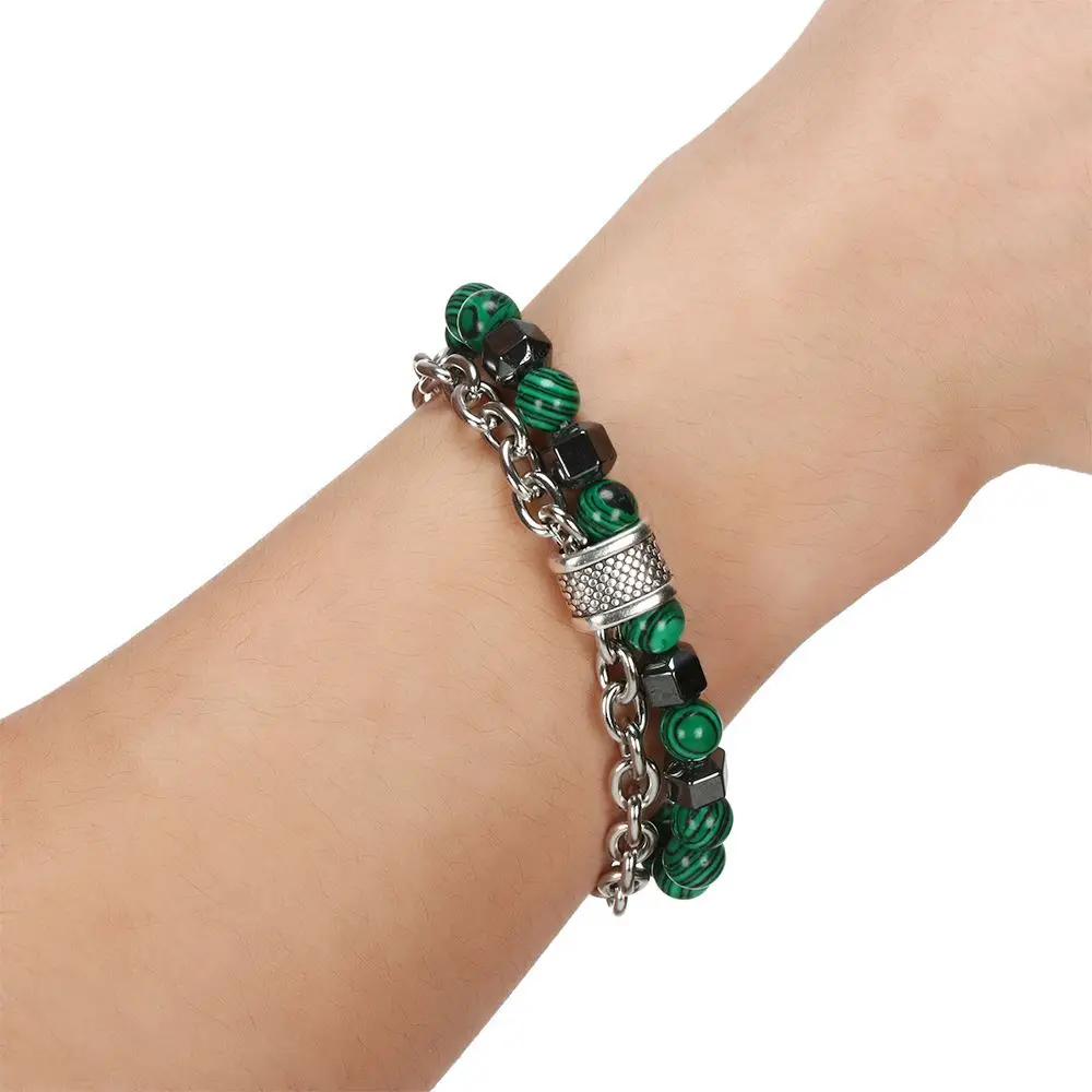 Fashion Jewelry Hip Hop Bangles Malachite Bracelet Obsidians Bracelets 8mm Beads Chain Tigers Eye Wristband
Fashion Jewelry Hip Hop Bangles Malachite Bracelet Obsidians Bracelets 8mm Beads Chain Tigers Eye Wristband