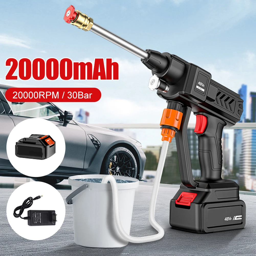 500 Вт Беспроводная мойка высокого давления 30 бар портативный пистолет для мойки автомобиля 60 минут мойка пистолет для пены водяной пистолет инструмент для очистки автомобиля
500 Вт Беспроводная мойка высокого давления 30 бар портативный пистолет для мойки автомобиля 60 минут мойка пистолет для пены водяной пистолет инструмент для очистки автомобиля