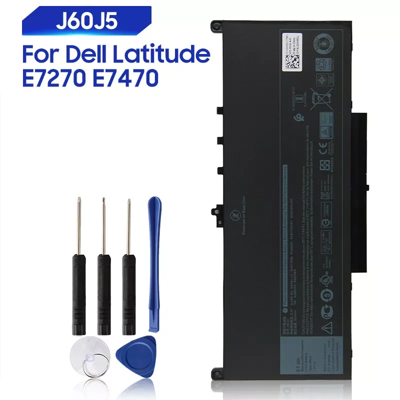 Replacement Battery For Dell Latitude E7270 E7470 R1V85 MC34Y 451-BBSX 0MC34Y J60J5 Genuine Battery 6874mAh
Replacement Battery For Dell Latitude E7270 E7470 R1V85 MC34Y 451-BBSX 0MC34Y J60J5 Genuine Battery 6874mAh