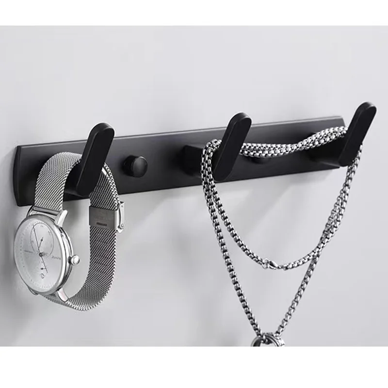 2 Ways Installation Towel Hanger Space Aluminum Wall Hook Coat Clothes Holder for Bathroom Kitchen Bedroom Hallway,Black
2 Ways Installation Towel Hanger Space Aluminum Wall Hook Coat Clothes Holder for Bathroom Kitchen Bedroom Hallway,Black