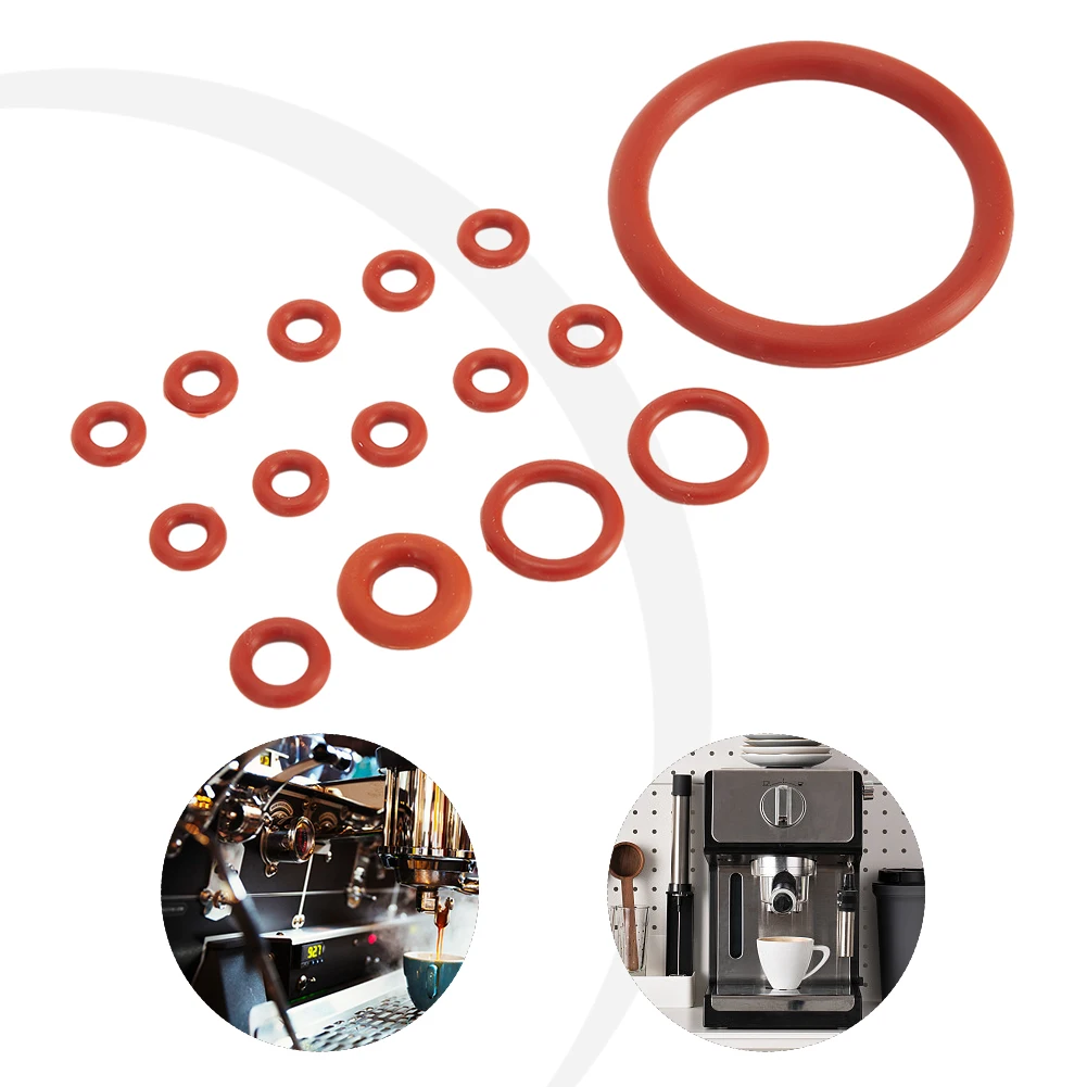 15pcs O-ring Connector Gasket Silicone Rubber Sealing O-ring For Saeco Gaggia Automatic Coffee Machine Replacement Coffee Tool
15pcs O-ring Connector Gasket Silicone Rubber Sealing O-ring For Saeco Gaggia Automatic Coffee Machine Replacement Coffee Tool