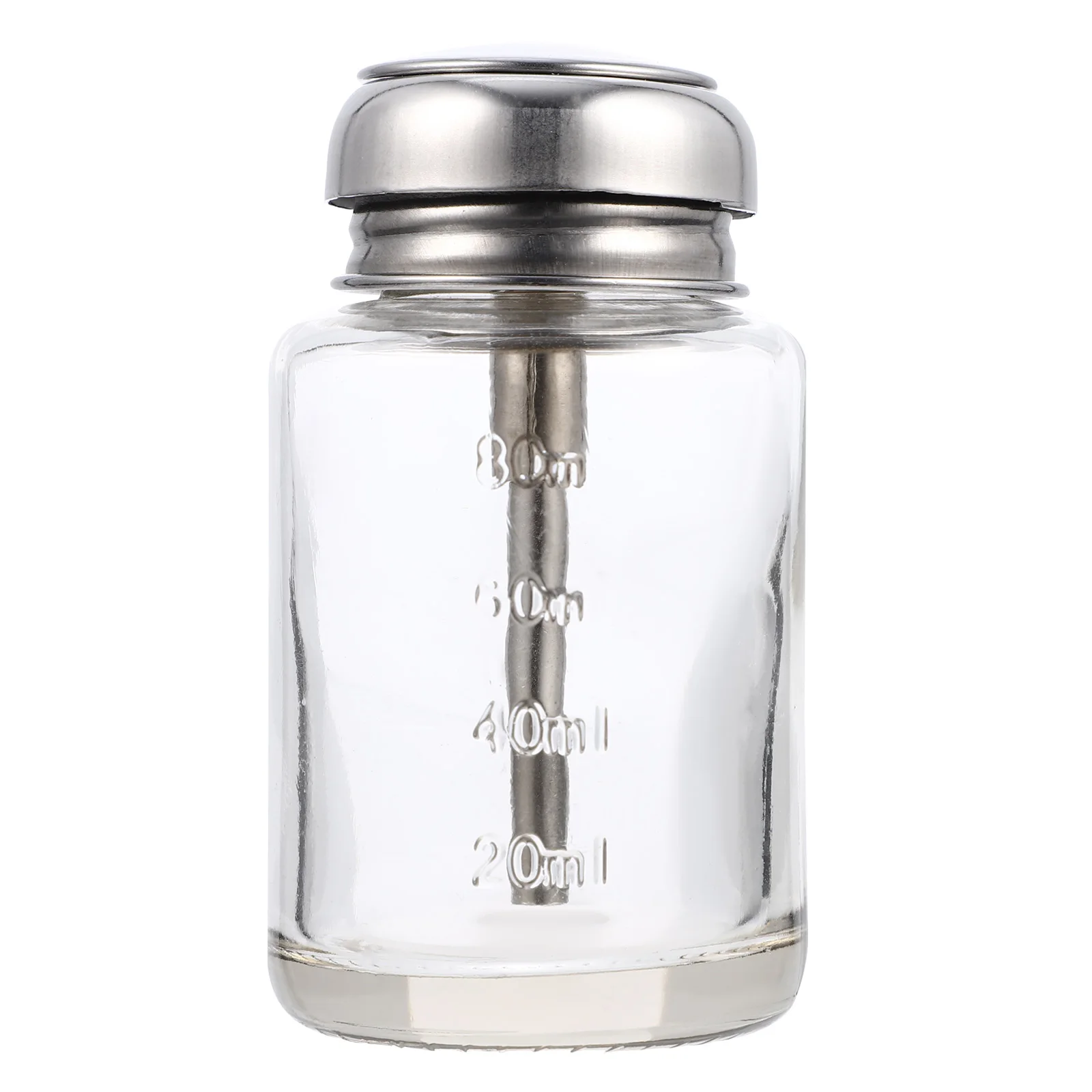 100ml Clear Glass Liquid Alcohol Press Nail Polish Remover Dispenser Cleaner Pumping Bottle Make Up Refillable Bottle Container
100ml Clear Glass Liquid Alcohol Press Nail Polish Remover Dispenser Cleaner Pumping Bottle Make Up Refillable Bottle Container
