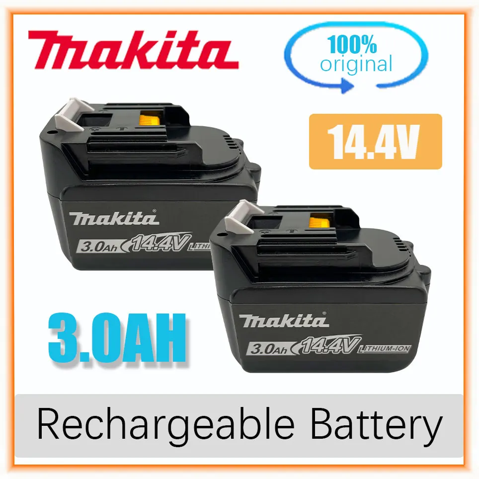 Makita BL1430 BL1415 BL1440 196875-4 194558-0 195444-8 3.0AH 4.0Ah 5.0AH 6.0Ah 14.4V rechargeable battery for LED indicator
Makita BL1430 BL1415 BL1440 196875-4 194558-0 195444-8 3.0AH 4.0Ah 5.0AH 6.0Ah 14.4V rechargeable battery for LED indicator