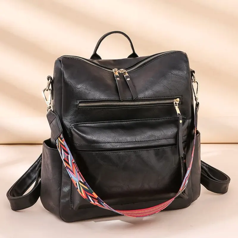 Ladies Fashion Casual Large PU Travel Backpack Shoulder Bags School Purse: Perfect Gift for Women.
Ladies Fashion Casual Large PU Travel Backpack Shoulder Bags School Purse: Perfect Gift for Women.