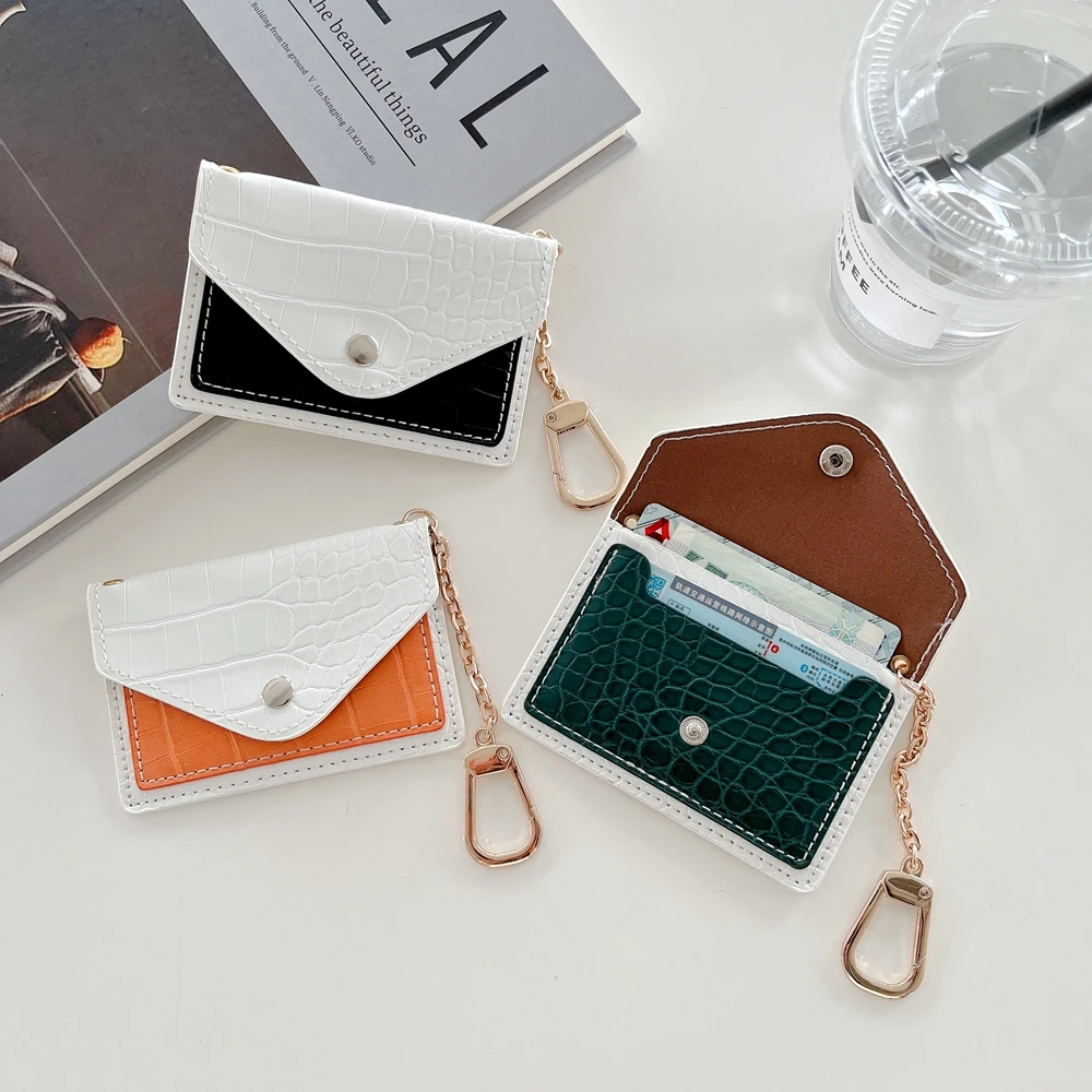 Credit ID Card Slot Decoration Bag Case Envelope Small Hook Hung Pu Leather Cover 2cards avaible Charge Wallet Girls Women Gift
Credit ID Card Slot Decoration Bag Case Envelope Small Hook Hung Pu Leather Cover 2cards avaible Charge Wallet Girls Women Gift